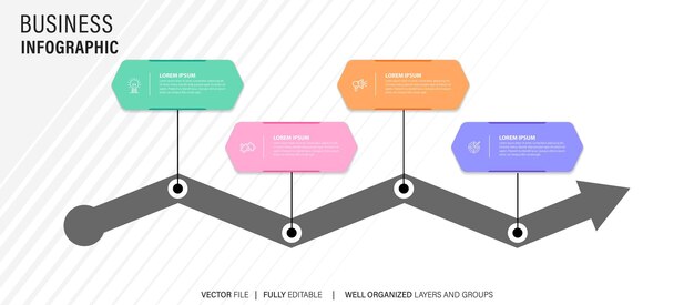 Vector vector set of business infograph vectors