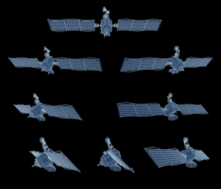 Vector vector set communications satellite of nearearth orbit space technology of the future