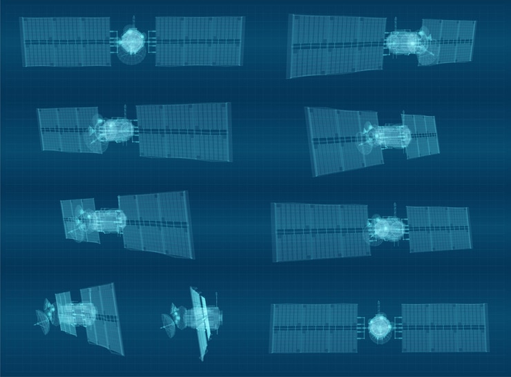 Vector vector set communications satellite of nearearth orbit space technology of the future
