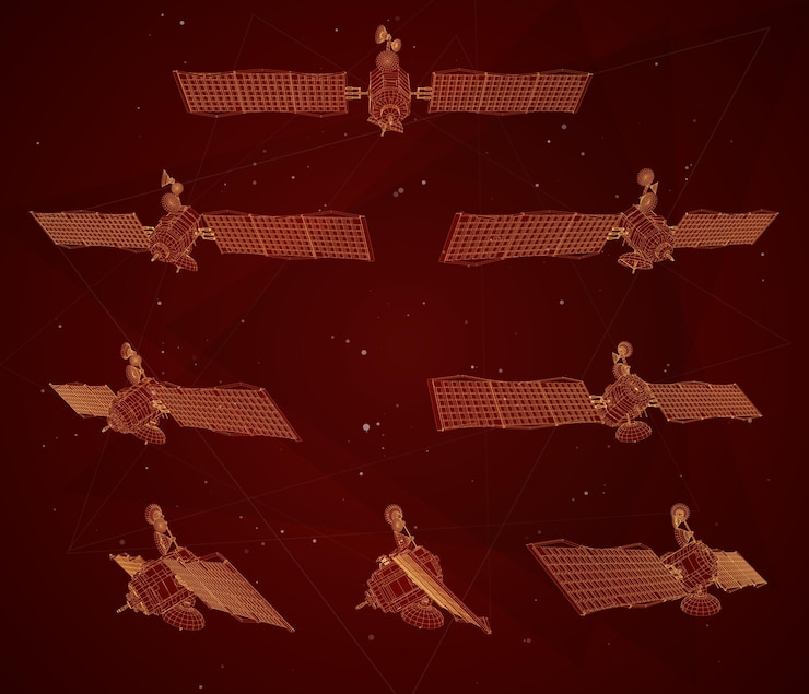 Vector vector set communications satellite of nearearth orbit space technology of the future