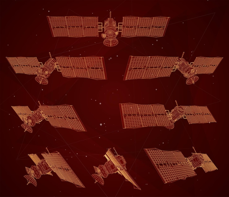 Vector vector set communications satellite of nearearth orbit space technology of the future