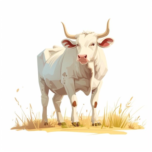 Vector vector set of cow