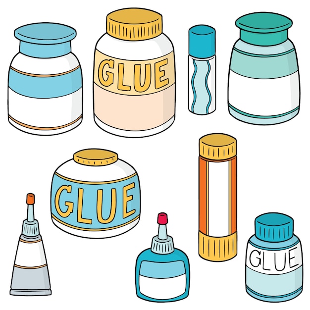 Vector set of glue