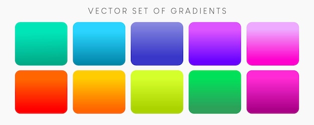 Vector set of gradients