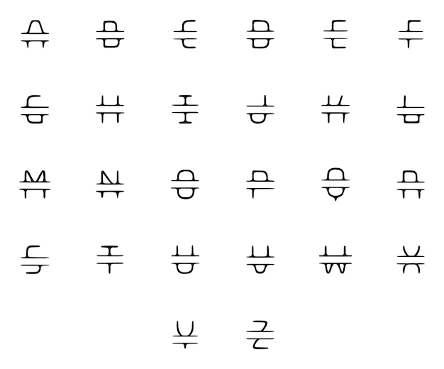 白い背景に分離された名前のモノグラムまたは文字のイニシャルのベクトルを設定