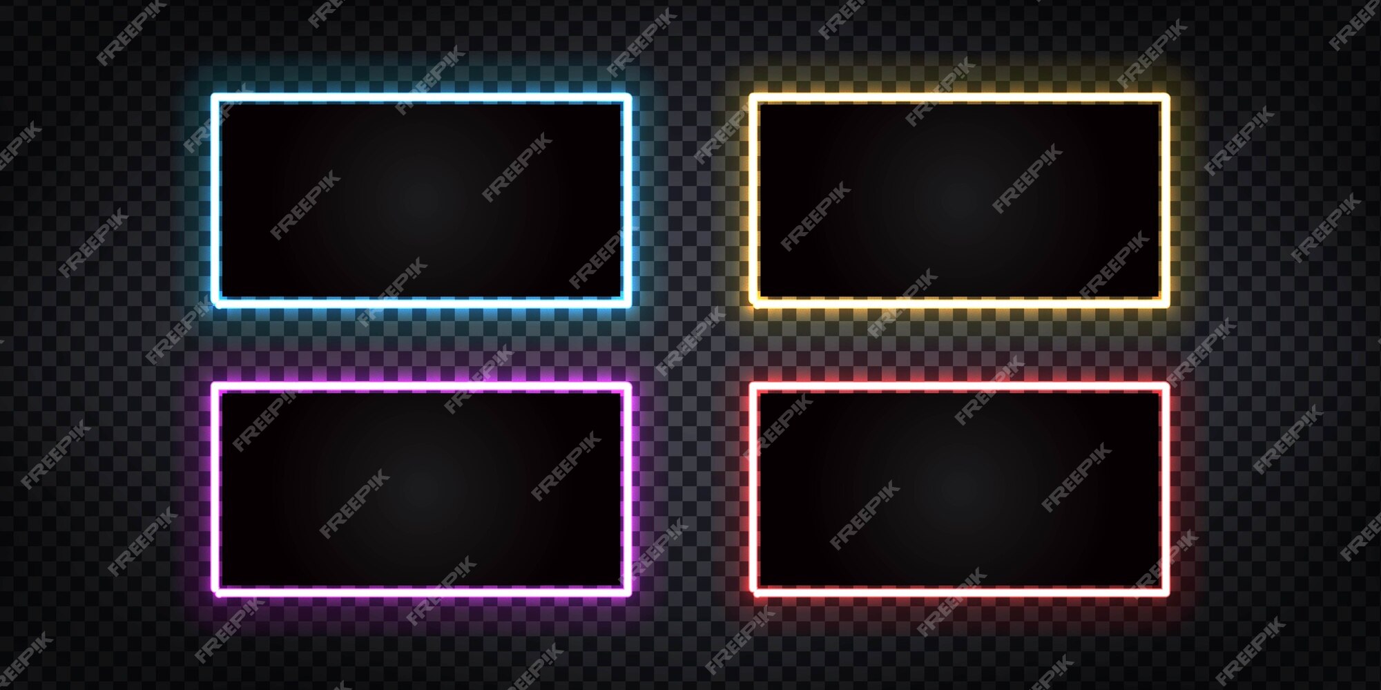 Isolated Golden Number 24 Frame Neon Stock Illustration 1205796625