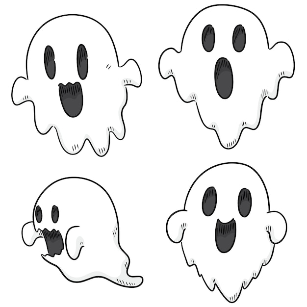 vector set van geest