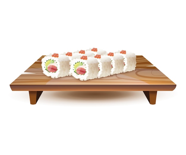 vector set van sushi en rollen3