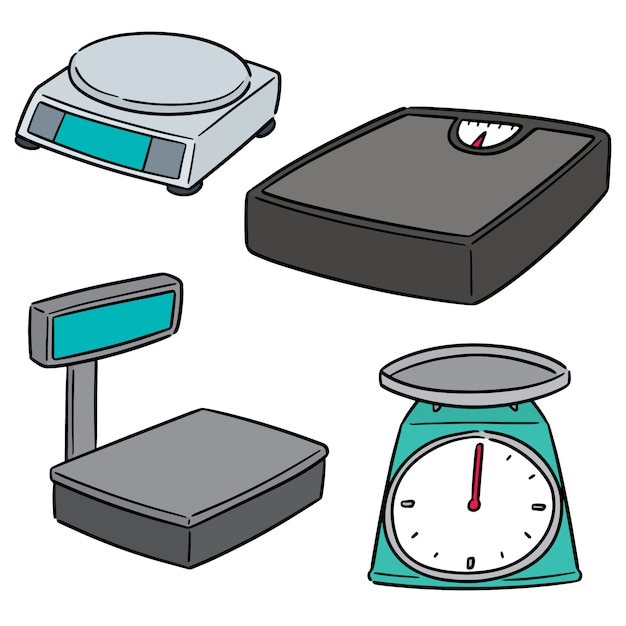 Vector vector set of weighing machine