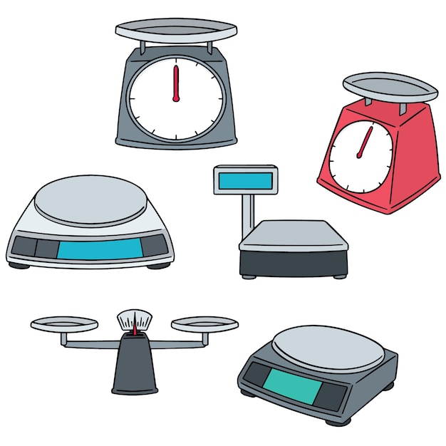 vector set of weighing machine