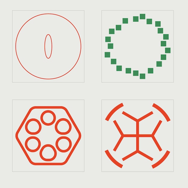 vector set of y2k extraordinary graphic assets objects in y2k style