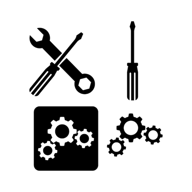 vector settings icon