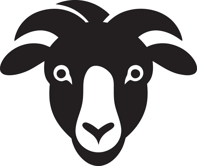 Vector vector sheep logo onyx ovine opulence black beauty vector sheep silhouette