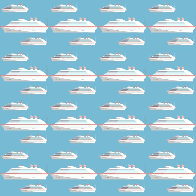 Vector vector ship pattern 20