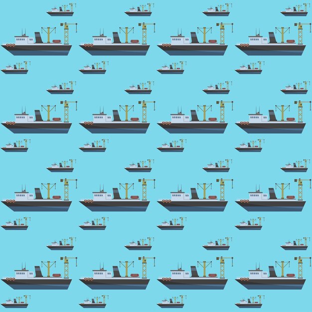 Vector vector ship pattern 27