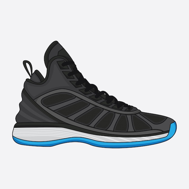 Vector shoes sneakers basketball