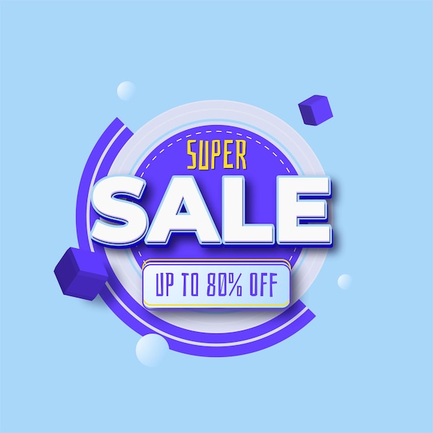 Vector shopping day sale banner template design for web or social media