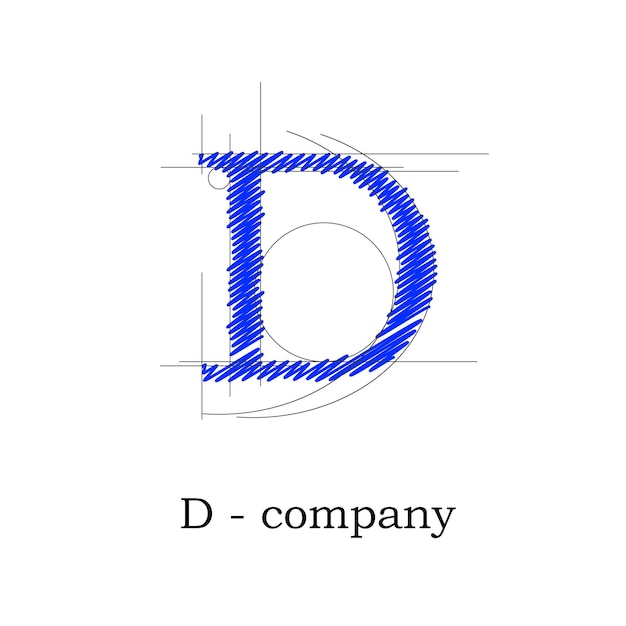 ベクトル ベクトル記号デザイン文字 d