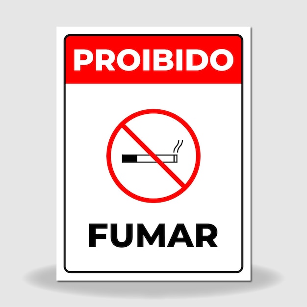 Vettore segno vettoriale parcheggio vietato in portoghese