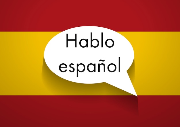 Vector Sign Speaking Spanish