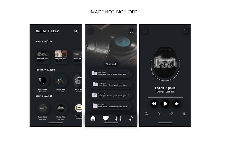 Vector vector sign up screen mobile app ui