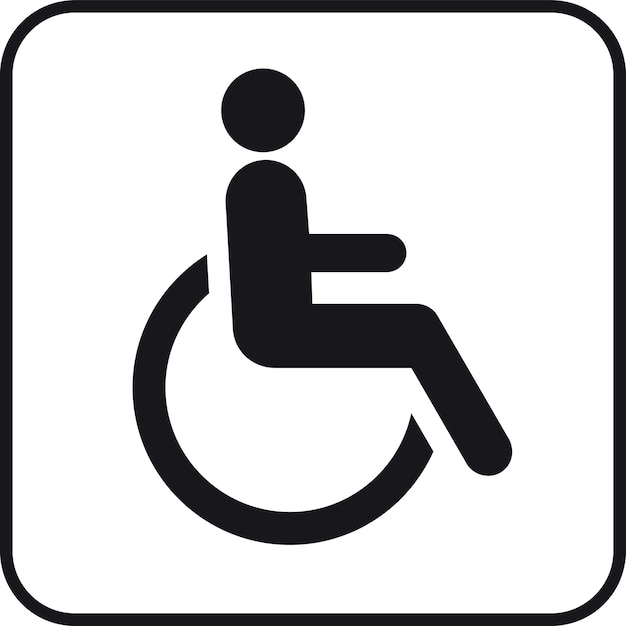 Wheelchair Crossing Sign FRW775