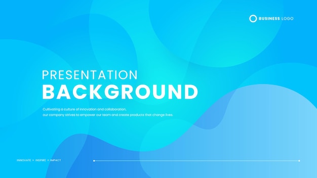 Vector simple abstract background with blue waves and liquid
