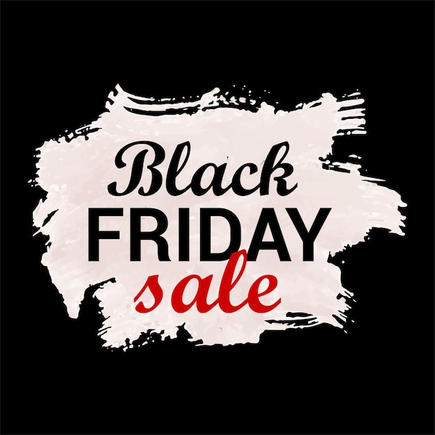 Vector simple background for black Friday sale