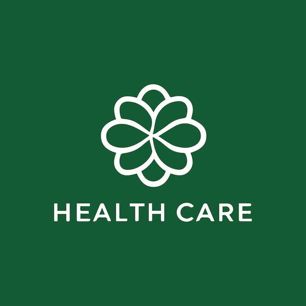 vector simple health logo desgin