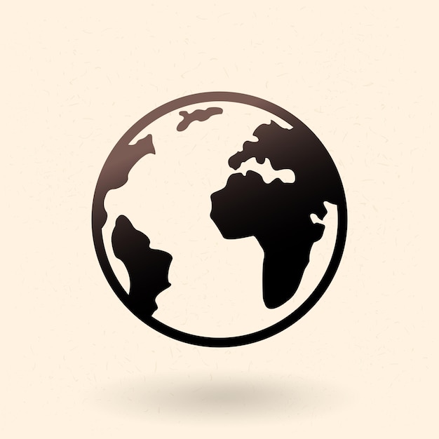 Vector Single Basic Icon Globe