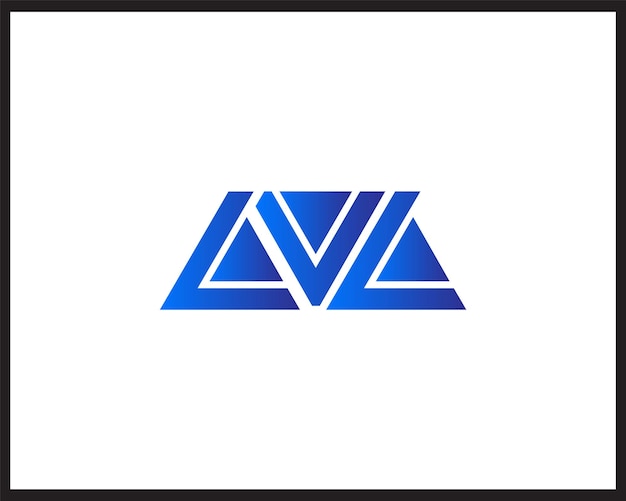 Vector sjabloon voor het ontwerpen van een driehoekige letterlogo