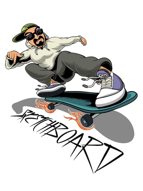 vector sketchboard style illustration design