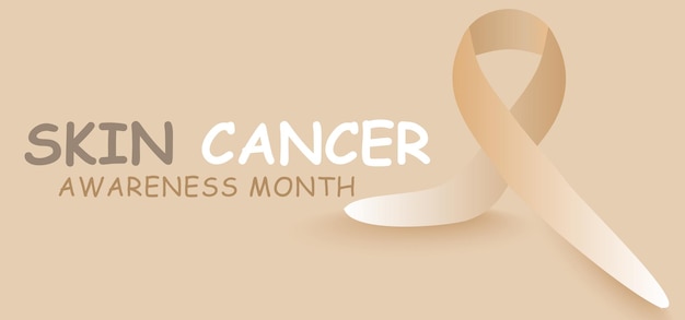 Vector Skin cancer awareness month may