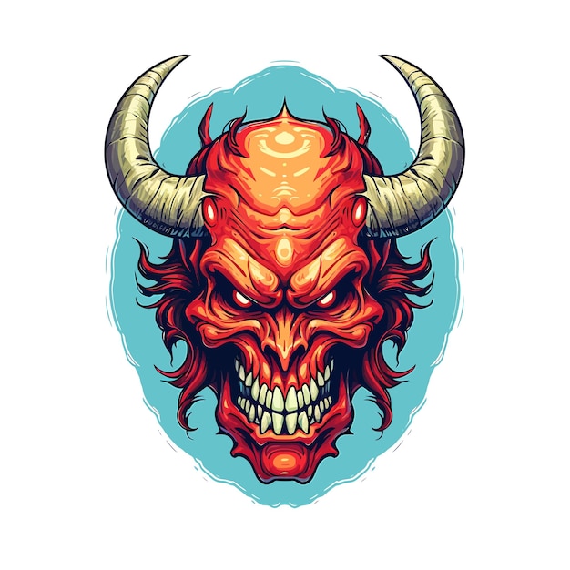 Vector skull illustration design