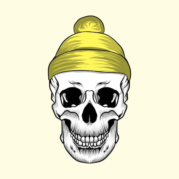 Vector skull illustration