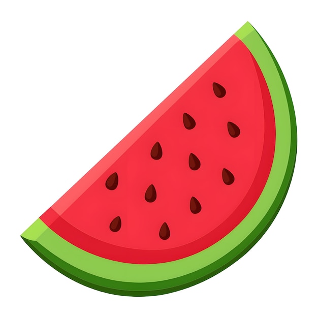 vector slice of watermelon