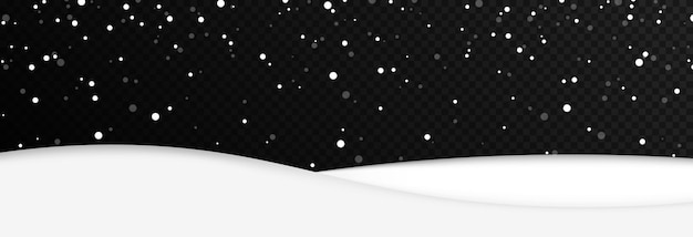 Vector snowy land on isolated transparent background snowdrift png winter winter landscape png