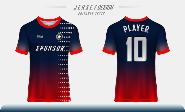 Vettore modello di maglia di calcio vettoriale di calcio, design di maglietta sportiva, stampa di sublimazione