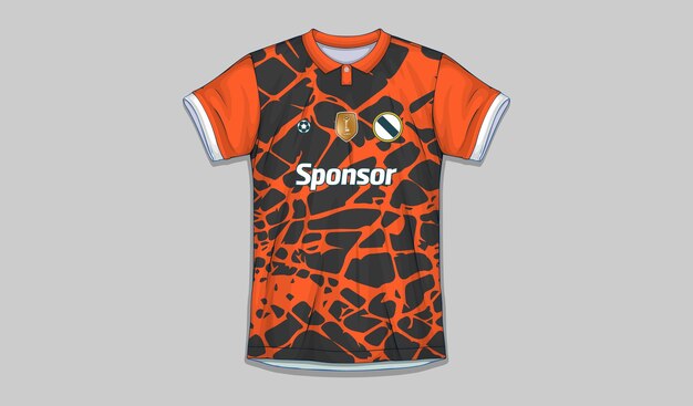 vector soccer jersey design for sublimation sport t shirt design