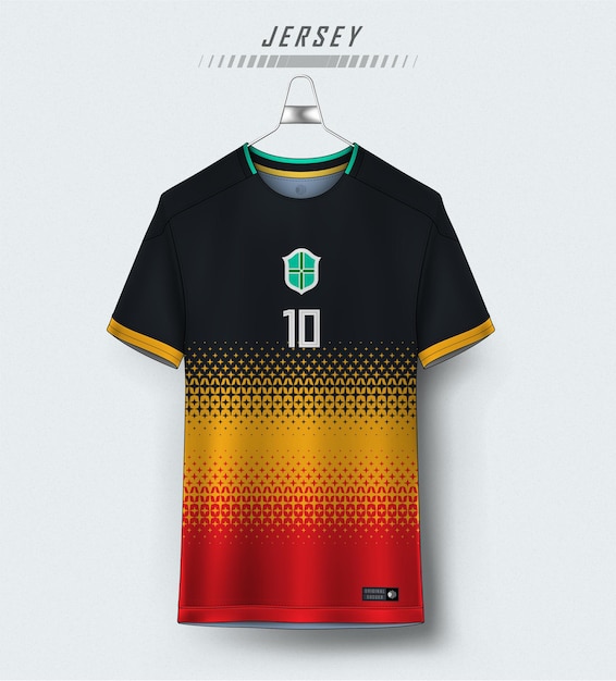 Vector vector soccer jersey design for sublimation