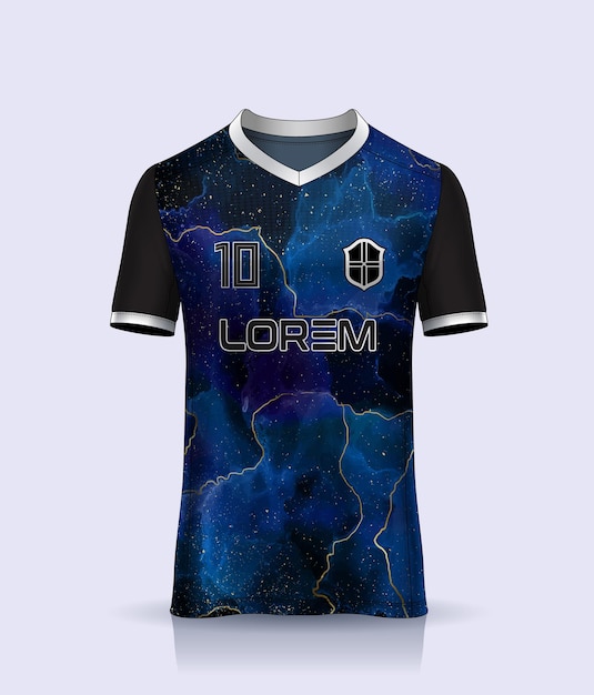 vector soccer jersey design for sublimation