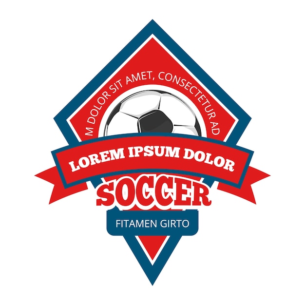 Vector soccer logo