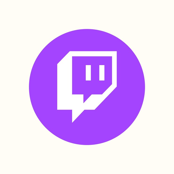Vector vector social media twitch logo