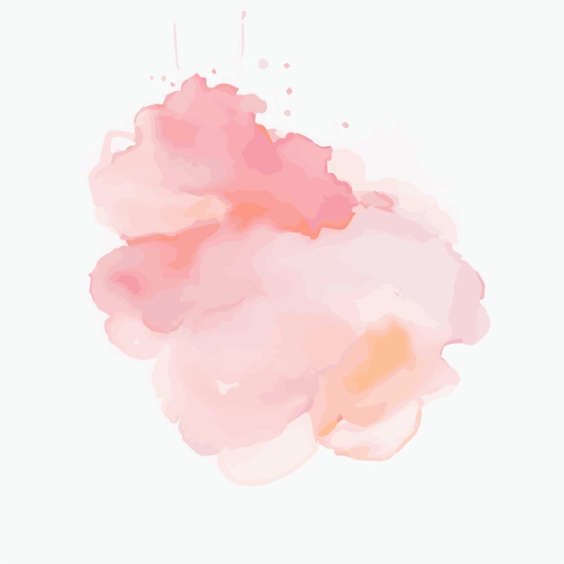 vector Soft watercolor splash stain background