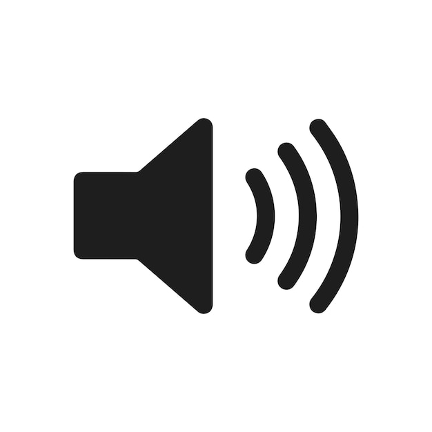 Vector speaker icon vector ontwerp sjabloon