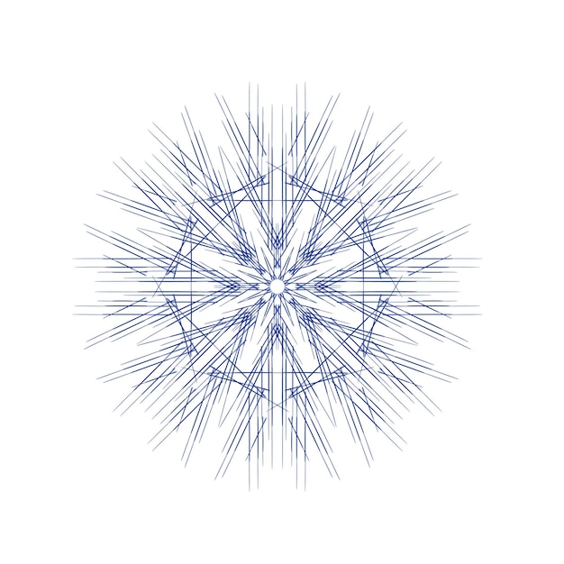 白の背景にベクトル スピログラフ カラフルなパターン