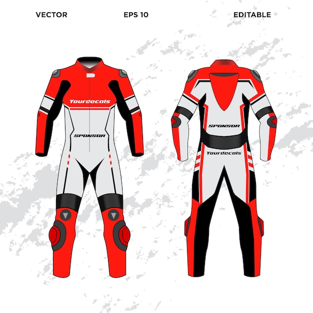 Vector sport clothing apparel template