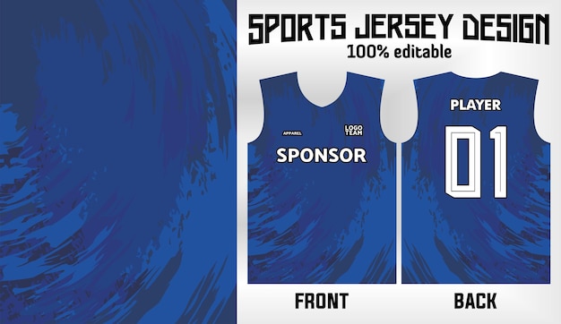 vector sport jersey design