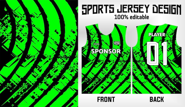 vector sport jersey design