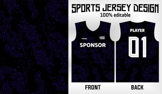 vector sport jersey design